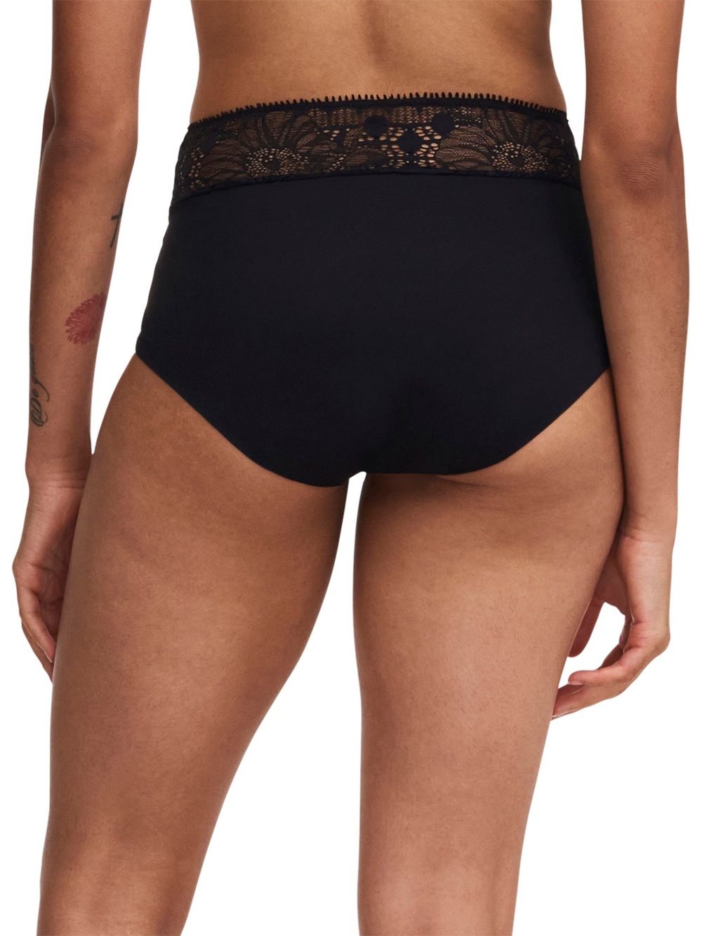 Chantelle Black Lace Period Panty Culotte
